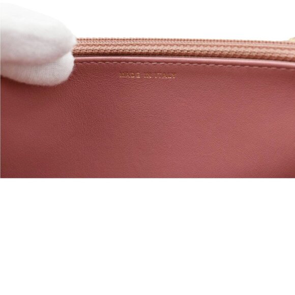 CHANEL  CC Filigree Flap Small Quilted Caviar Leather Shoulder Bag Light Pink - Picture 15 of 16